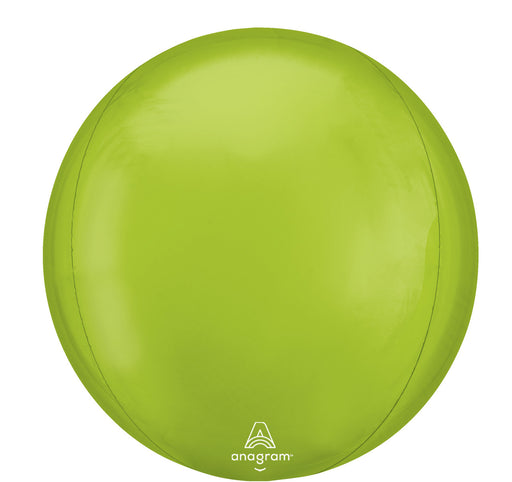 Orbz Balloon, 15" - Vibrant Green