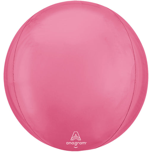 Orbz Balloon, 15" - Vibrant Pink