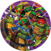 7in Round Plate TMNT - Party Supplies