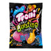Trolli Sour Bursting Crawlers: soft sour gummy crawlers. Sold in a 4.25 oz clear plastic peg bag that hangs from a printed header card, with the candy visible inside.