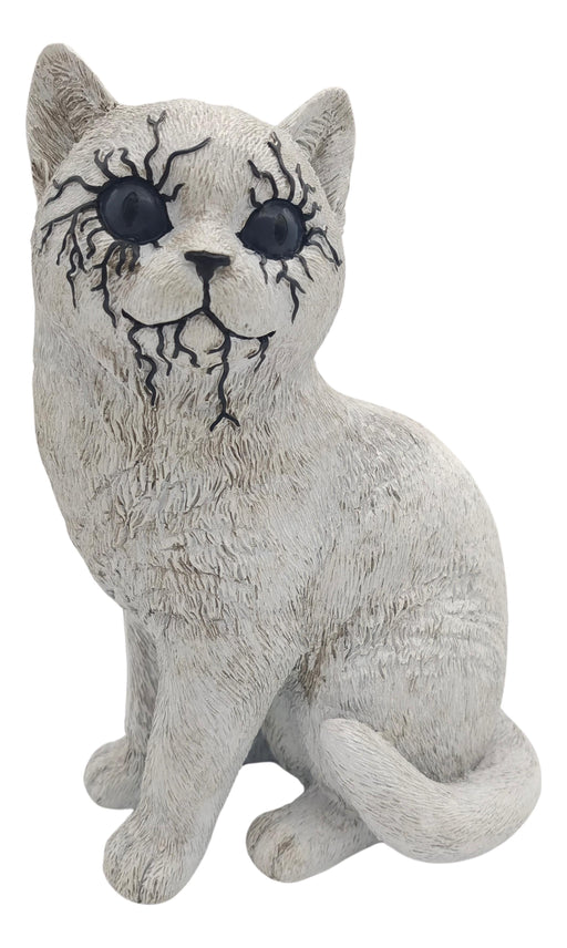 9" Resin Black Eye Cat | 1ct