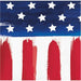 Patriotic beverage napkins featuring a distressed American flag design with white stars on blue and red and white vertical stripes.
