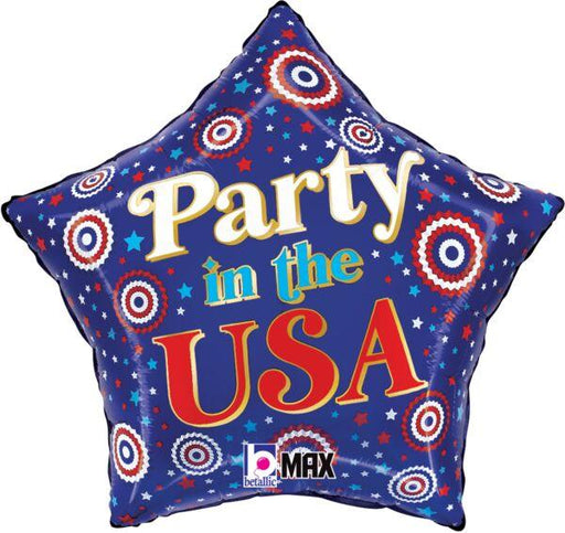 4th Of July Party In The USA Mylar Balloon 19" | 1 ct