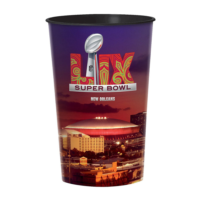 Super Bowl LIX Reusable Plastic Tumbler 22 oz. | 1 ct