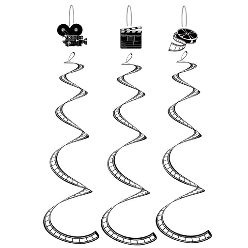 Printed Filmstrip Whirls | 3ct