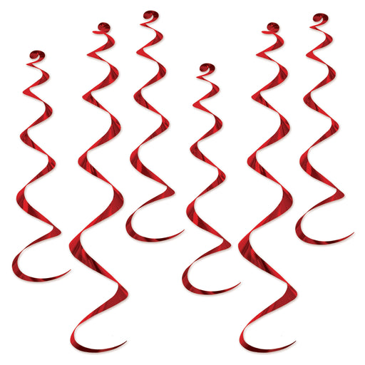 Twirly Whirlys - Red | 6ct