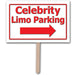 A plastic yard sign printed with a awards night design. Sold as a single piece.