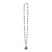 An award medal on a neck ribbon featuring a disco ball beads disco ball medallion design. Sold as a single piece.