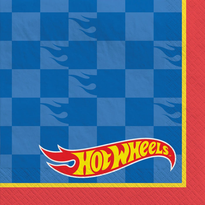 Hot Wheels Beverage Napkins | 16 ct