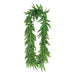 A party decoration featuring a tropical fern leaf lei design. Sold as a single piece.