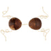 A party decoration featuring a coconut bikini top design. Sold as a single piece.