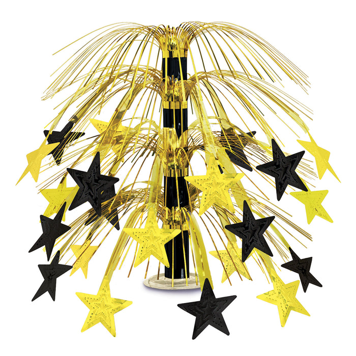 A hanging cascade centerpiece featuring a star design. Sold as a single piece.