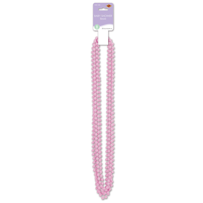 A baby shower strand of plastic beads. Comes in a pack of 6.