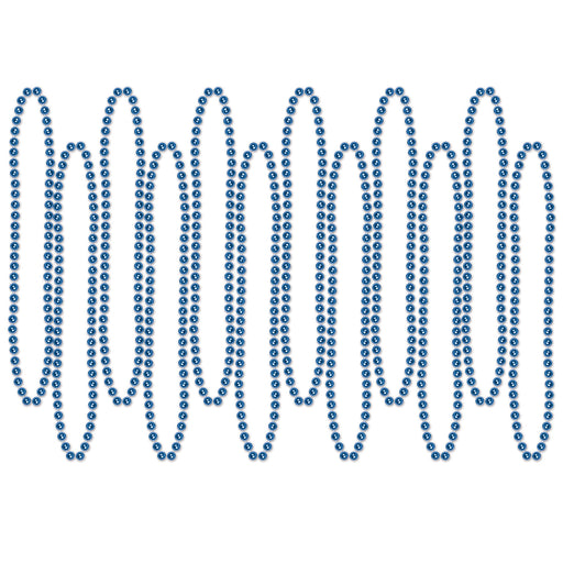 Blue Party Beads - Small Round | 12ct