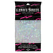 A metallic party decoration featuring a shreds strands design. Sold as a single piece.