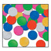 A scattered metallic confetti pieces featuring a dots design. Sold as a single piece.