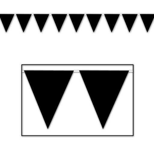 Black Pennant Banner | 1ct