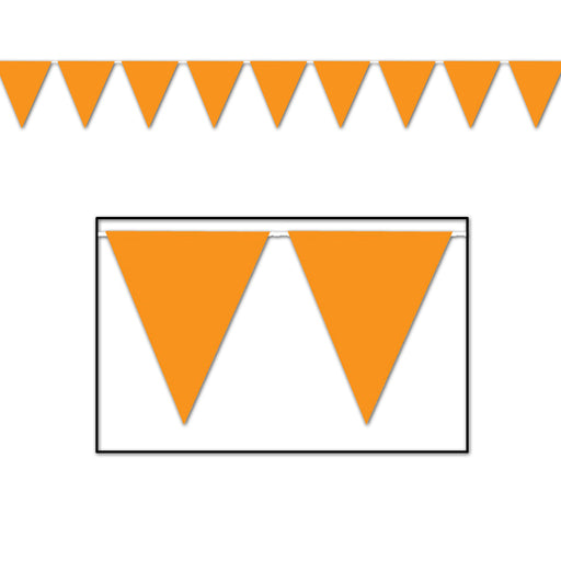 Orange Pennant Banner | 1ct