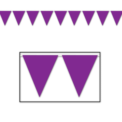 Purple Pennant Banner | 1ct