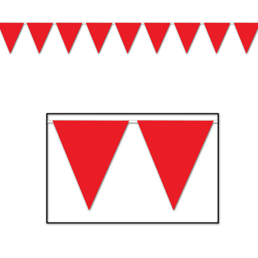 Red Pennant Banner | 1ct