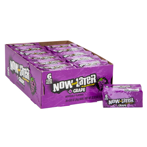 Now & Later 0.93 oz Grape | 1ct