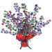 A 3-D table centerpiece featuring a star ' burst design. Sold as a single piece.