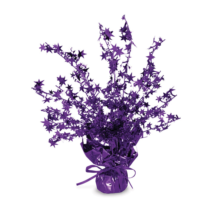 A 3-D table centerpiece featuring a star ' burst design. Sold as a single piece.