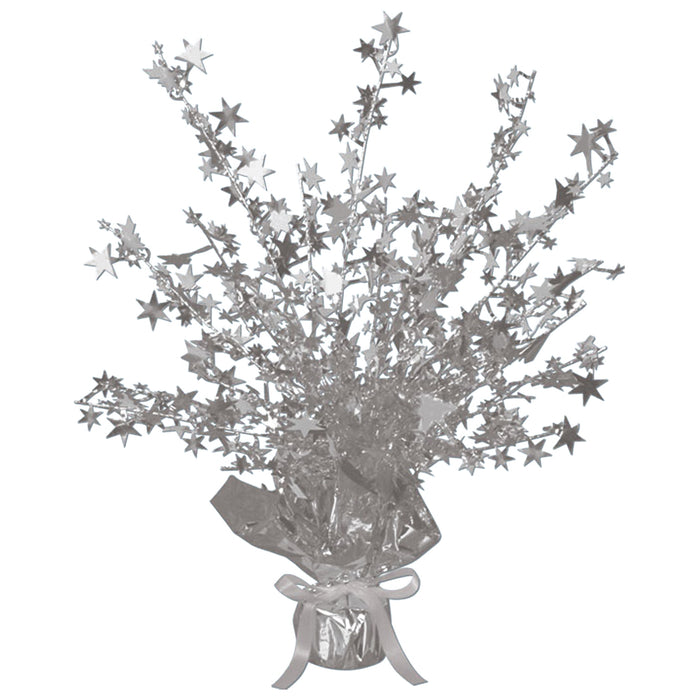 A 3-D table centerpiece featuring a star ' burst design. Sold as a single piece.
