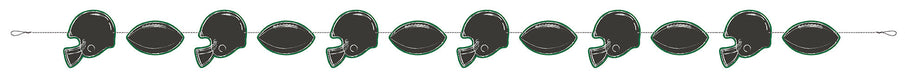 Garland Paper Kickoff Football - Party Supplies