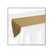 A table runner printed with a faux burlaptable runner design. Sold as a single piece.