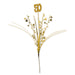 A metallic party decoration featuring a 50 star spray design. Sold as a single piece.
