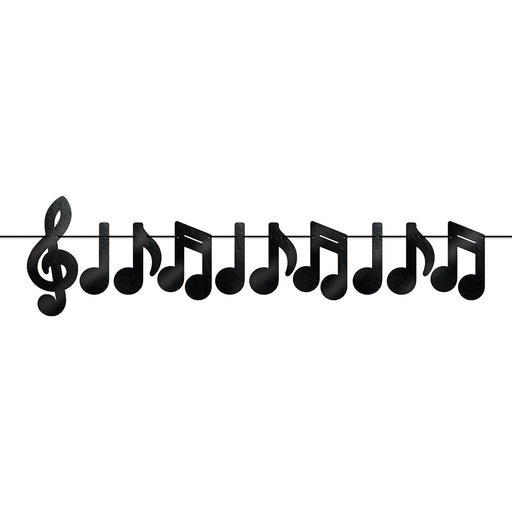 Foil Musical Notes Banner | 1ct