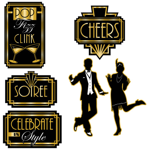 Great 20's Cutouts | 6ct