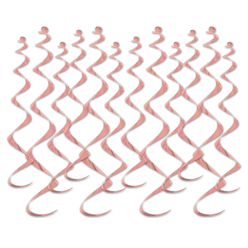 Rose Gold Metallic Whirls | 12ct