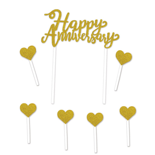 Happy Anniversary Cake Toppers | 1ct