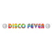 A coiled hanging streamer featuring a 70's disco fever design. Sold as a single piece.
