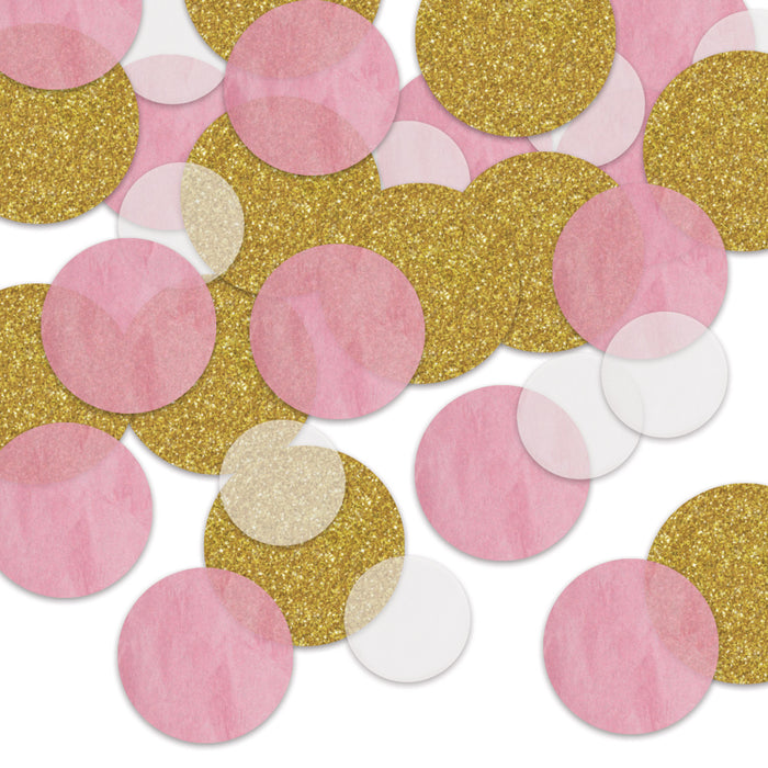 A scattered confetti pieces featuring a dot design. Sold as a single piece.