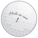 A flat die-cut cutout featuring a golf ball design. Sold as a single piece.