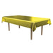 A metallic rectangular table cover. Sold as a single piece.