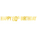 A foil coiled hanging streamer featuring a happy 80th birthday design. Sold as a single piece.