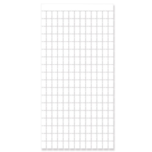 White Metallic Square Curtain | 1ct