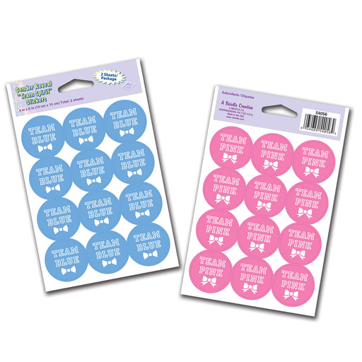 Team Blue/Team Pink Stickers | 2pc