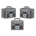 A set of paper favor boxes featuring a boom box design. Comes in a pack of 3.