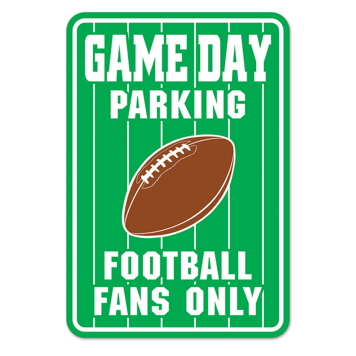 A party game poster printed with a day parking sign design. Sold as a single piece.