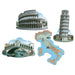 A set of flat die-cut cutouts featuring a italian design. Comes in a pack of 4.