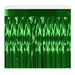 A metallic party decoration featuring a table skirting design. Sold as a single piece.