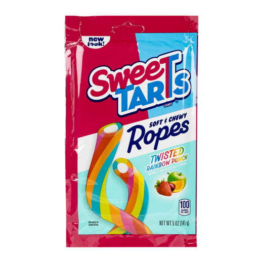 Sweetarts Twisted Rainbow Punch Ropes 5 oz Peg Bag | 1ct