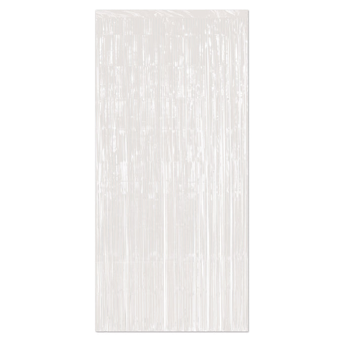 A hanging fringe doorway curtain. Sold as a single piece.