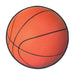 A flat die-cut cutout featuring a basketball design. Sold as a single piece.