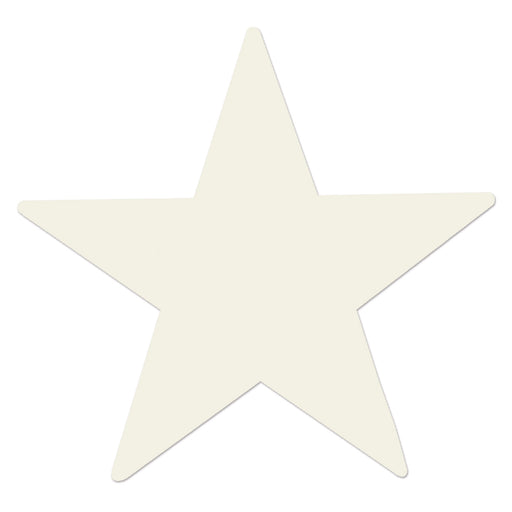 5" Foil Star Cutout - White | 1ct